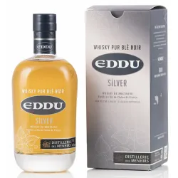 Bouteille de whisky eddu Silver avec son etui de Distillerie des Menhirs
