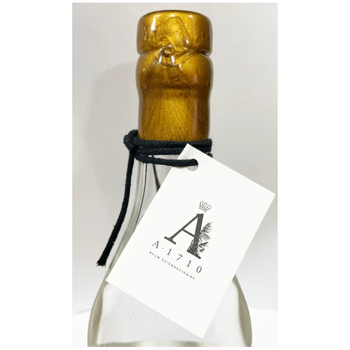 Bouchon ciré Bouteille Rhum A1710 La Perle Fine Millésime 2022 Distillerie a1710