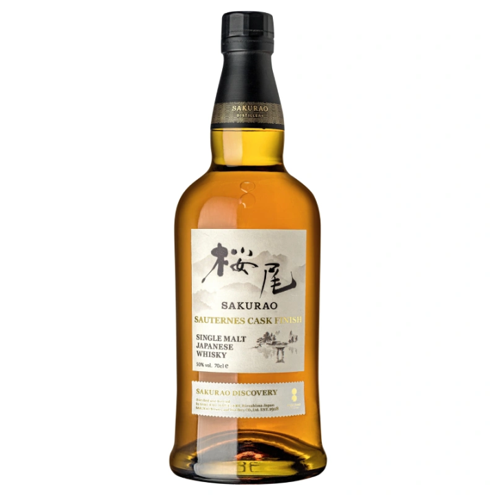 Bouteille Whisky Japonais Sakurao Sauternes Cask Finish Single malt avec etui