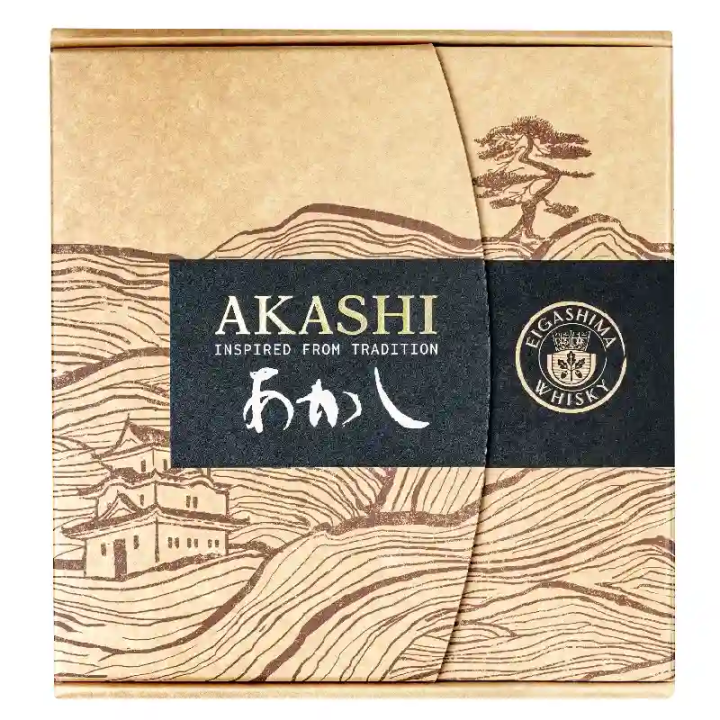 Coffret whisky japonais akashi 2 cups