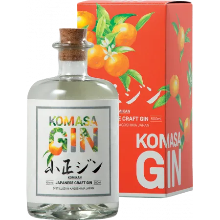Gin Japonais - Komasa Komikan - A base de sochu et mandarine