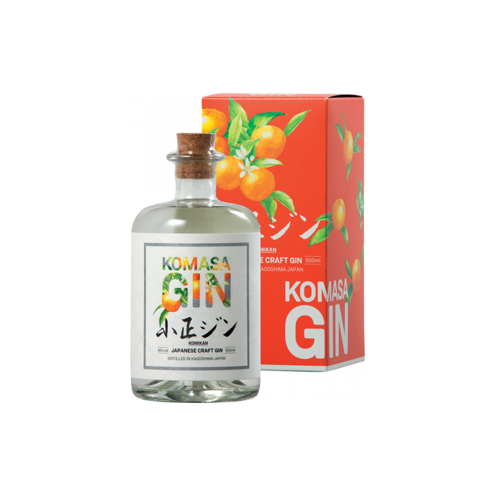 Gin Japonais - Komasa Komikan - A base de sochu et mandarine
