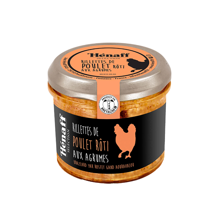 Rillettes de poulet rôti aux agrumes