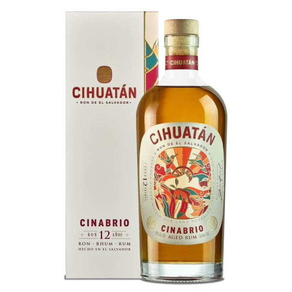 Cinabrio Rhum Cihuatan 12 ans - Ron Salvador Mélasse