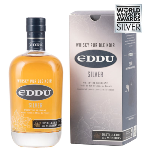 Whisky Eddu Silver - Dsitllerie des Menhirs - Pur Blé Noir