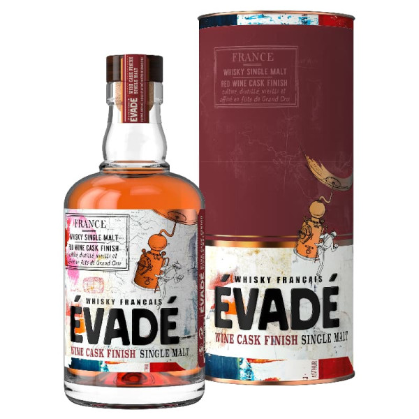 Evadé Single Malt Red Wine Cask Finish - Whisky Français