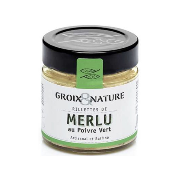 Rillettes de Merlu au Poivre Vert