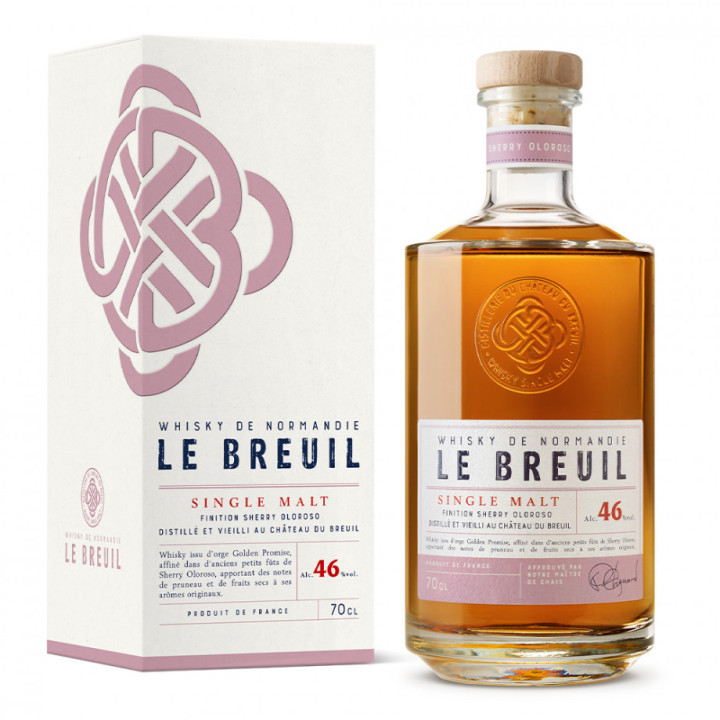 Whisky Le Breuil Sherry Olorosso - Single Malt - Whisky de Normandie
