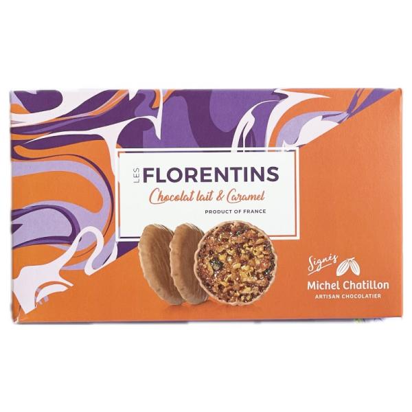 Florentins Chocolat Lait et Caramel Beurre Salé x12 pièces - 100g