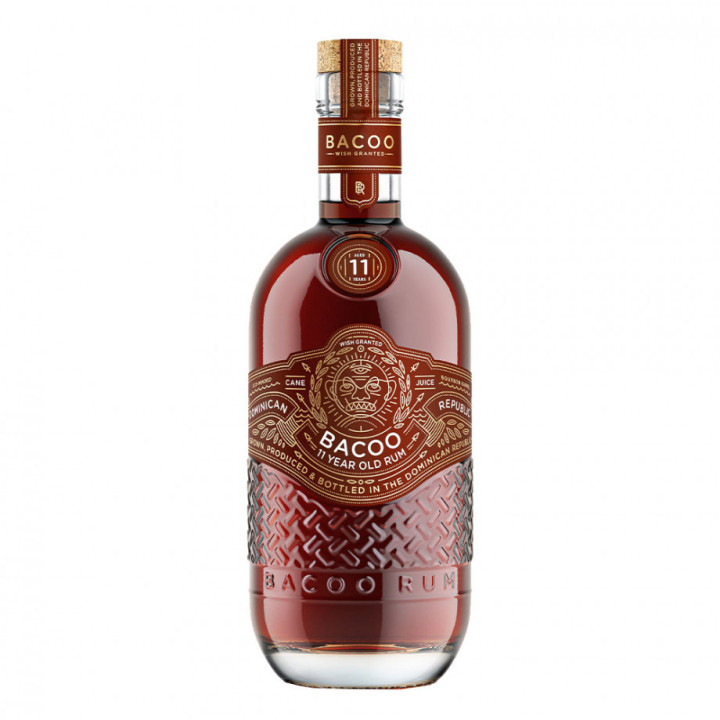 Rhum Bacoo 11 ans - Rhum vieux pur jus canne - République Dominicaine