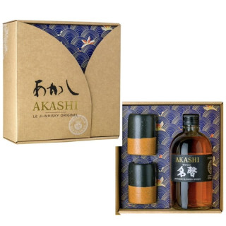 Akashi Meisi - Coffret cadeau 2 cup tradition - Whisky Japonais