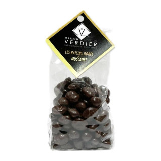 Golden Chocolate Raisins with Muscadet - Maison Verdier - 130 gr