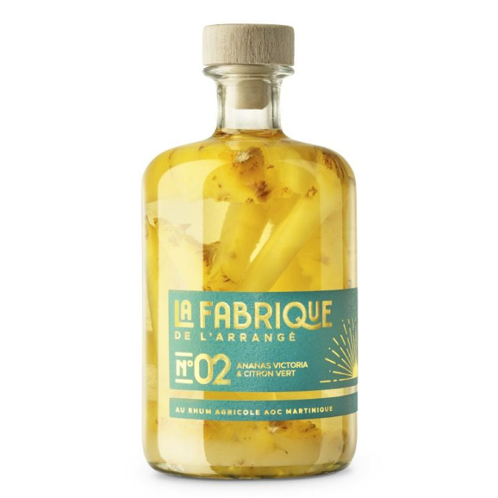 Rhum arrangé Ananas Victoria & Citron vert - Livraison offerte
