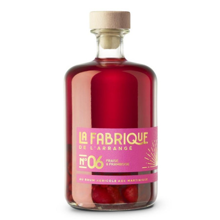 Strawberry and Raspberry Arranged Rum - Free delivery