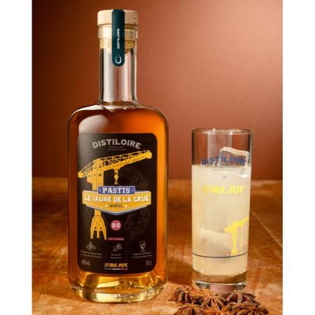 Pastis nantais le jaune de la grue cocktail bio distiloire