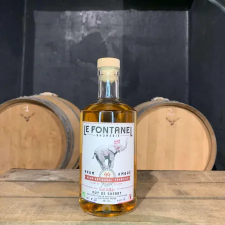 Rhum Nantes - Le Fontanel Ambré - Artisanal, Mélasse Bio