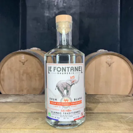 Rhum Nantes - Le Fontanel Blanc - Artisanal, Mélasse Bio