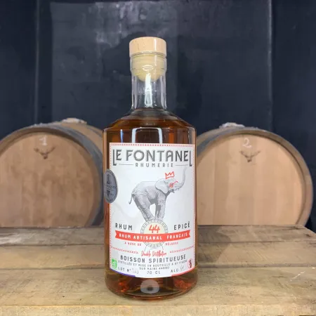 Rhum Nantes - Le Fontanel Epicé - Artisanal, Mélasse Bio