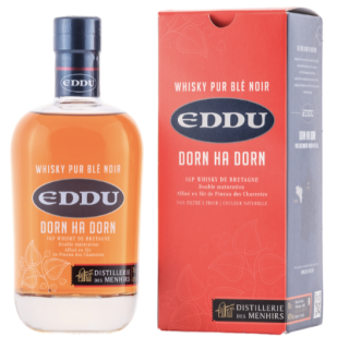 Whisky Breton Eddu Dorn Ha Dorn - Pur Blé Noir - Fût de Pineau