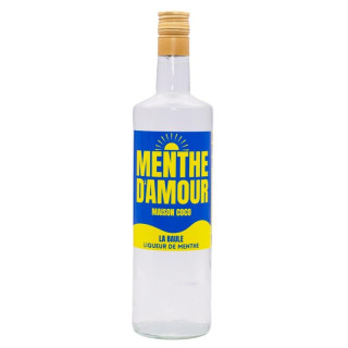 Liqueur de menthe aux couleurs de la cote d'amour, la baule
