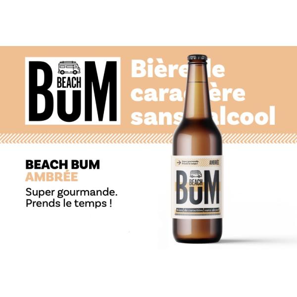 Beach Bum Ambrée - Bière sans alcool