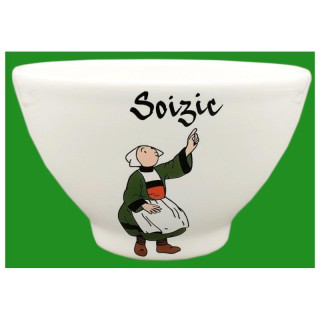 Bol Prenom Breton Bécassine - Faiencerie de Pornic