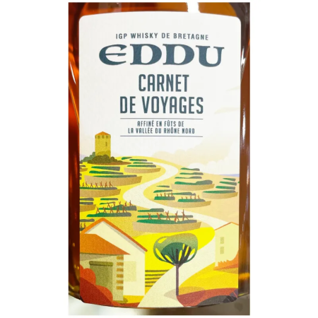 whisky breton eddu cote de beaune fut de bourgogne carnet de voyage etiquette