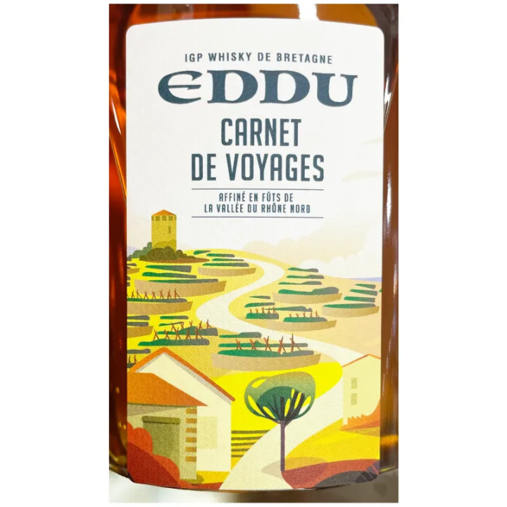 whisky breton eddu cote de beaune fut de bourgogne carnet de voyage etiquette